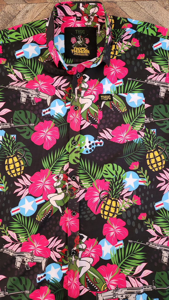 The TROPIC THUNDER Button up