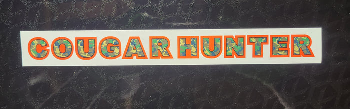 Cougar Hunter swingarm decal