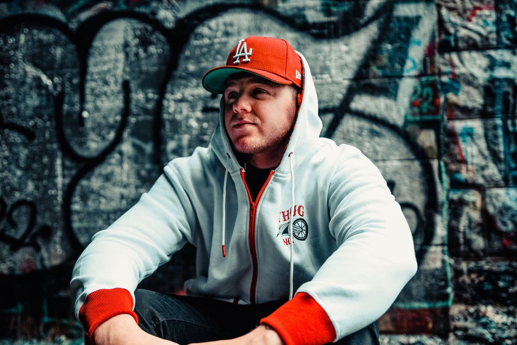 The Mighty Whitey Zip Up Hoodie