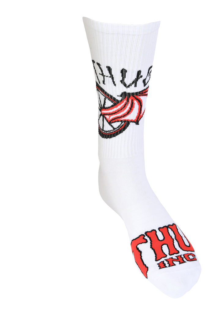THUG Inc Wing n Wheel Crew Sock