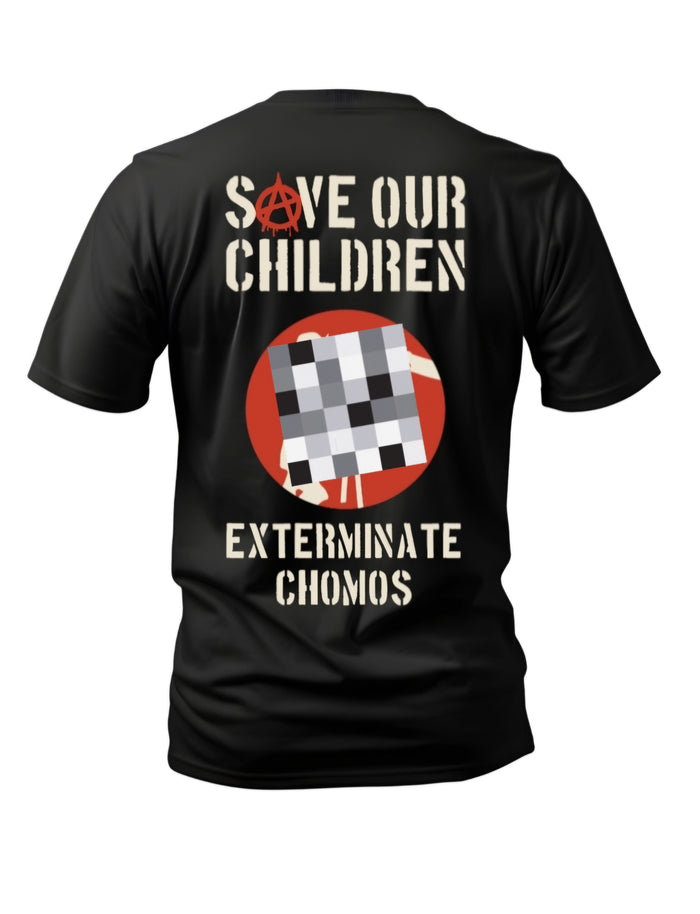 The SAVE OUR CHILDREN tee