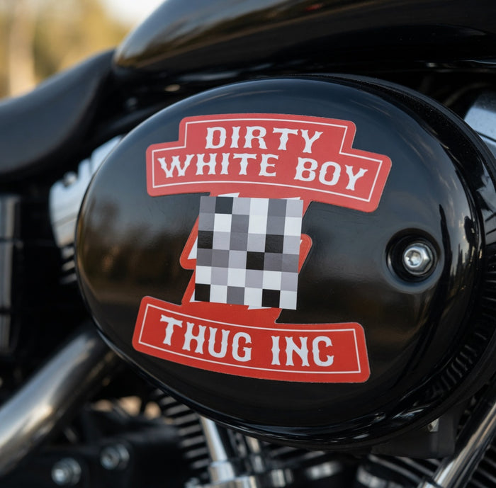 DWB Red 3"×3" sticker