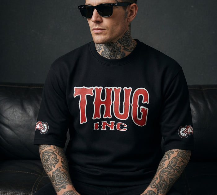 The RED & WHITE 3/4 sleeve