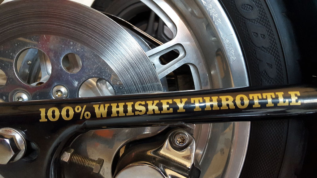 100% Whiskey Throttle Decal